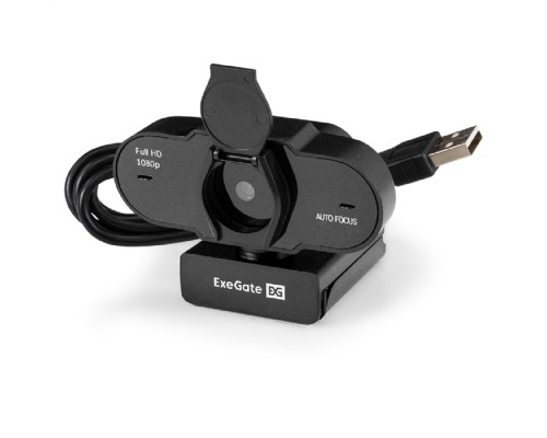 [веб камеры ] Exegate EX297681RUS ExeGate BlackView C931 Full HD AF (2Мп, 1920х1080, 1080P, 30fps, автоматический фокус, защитная шторка, 4-линзовый объектив, микрофон с шумоподавлением, универсальное крепление )