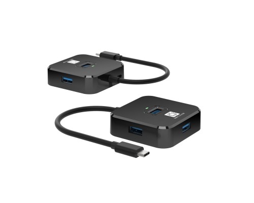 [USB-концентраторы] 5bites Концентратор HB34C-316BK TYPE-C -> 4*USB3.0 / BLACK