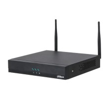 DAHUA DHI-NVR2108HC-W 8-канальный IP-видеорегистратор H.265+ с W-Fi и ИИ Входящий поток до 80Мбит/с;  1 SATA III до 20Тбайт;  1 HDMI, 1 VGA; 1 RJ45 100Мбит/с, Wi-Fi 2.4ГГц, 5ГГц 