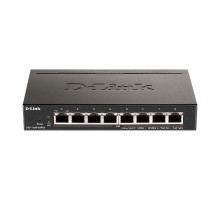 D-Link DGS-1100-08PV2/A4A Настраиваемый L2 коммутатор с 8 портами 10/100/1000Base-T (8 портов PoE 802.3af/at, PoE-бюджет 64 Вт)