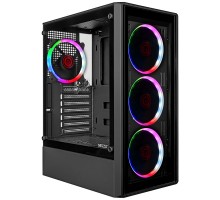 Ginzzu CL325 ATX FAN 4*RR4 FRGB передняя панель Стекло
