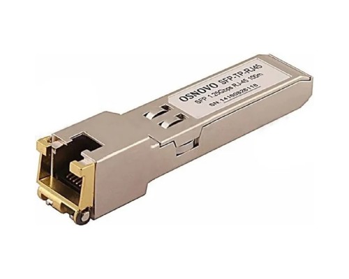 [Коммутаторы, модули, беспроводное оборудование] SFP-TP-RJ45(1G)-I Медный SFP модуль Gigabit Ethernet с разъемом RJ45.