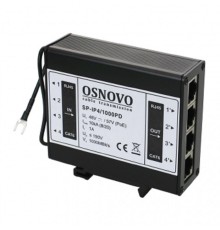 SP-IP4/1000PD Устройство грозозащиты для локальной вычислительной сети на 4 порта (скорость до 1000 Мбит/с) с защитой линий PoE (802.