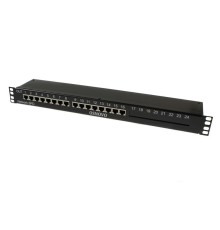 SP-IP16/1000PR 1U устройство грозозащиты для локальной вычислительной сети на 16 портов (скорость до 1000 Мб/с) с защитой линий PoE (af/at, методы A + B, контакты 1/2, 3/6, 4/5, 7/8).