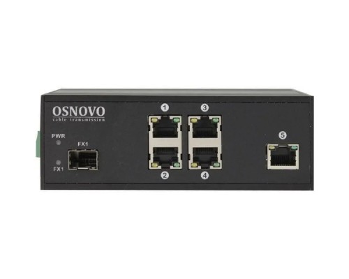 [Коммутаторы, модули, беспроводное оборудование] SW-40501/IC Промышленный PoE коммутатор Fast Ethernet на 6 портов.