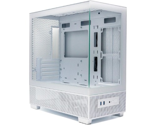 [Корпуса] XASTRA Корпус Q500M-0F White mATX/Aquarium/Screewless/no fans/ Q500M-0F-WH