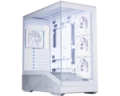 [Корпус] 1STPLAYER Корпус GM7 ARGB Silver / ATX / 4x120mm ARGB fans / GM7-SV-3FN7R-W-1FN7-W