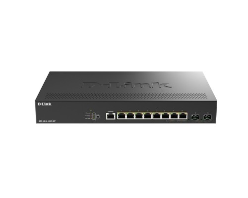 [Сетевое оборудование] D-Link DGS-1210-10XP/ME/C1A Управляемый L2 коммутатор с 8 портами 10/100/1000Base-T и 2 портами 10GBase-X SFP+ (8 портов PoE 802.3af/at, PoE-бюджет 240 Вт)