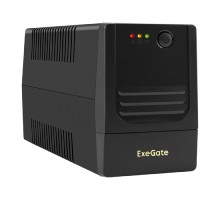 Exegate EX299486RUS ИБП ExeGate Power NB-850.LED.AVR.4C13 (850VA/510W, LED, AVR, 4*C13, батарея 12V 9Ah, Black)