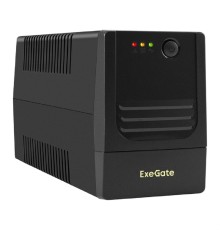 Exegate EX299486RUS ИБП ExeGate Power NB-850.LED.AVR.4C13 (850VA/510W, LED, AVR, 4*C13, батарея 12V 9Ah, Black)
