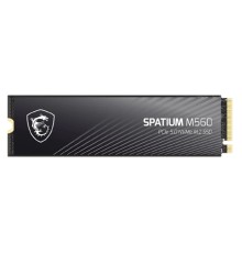 Твердотельный накопитель SSD MSI M.2 2280 2TB SPATIUM M560 Client SSD S78-440Q940-P83, PCIe Gen4x4 with NVMe,  3D TLC, R/ W 4900/ 4400