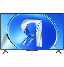 Яндекс ТВ Станция Бейсик QLED, 4K Ultra HD, черный, СМАРТ ТВ, YaOS X