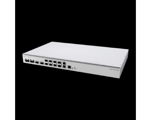 [Сетевое оборудование] MikroTik CRS812-8DS-2DQ-2DDQ-RM Коммутатор, 2*RJ45 10Gbit, 8*SFP56 50Gbit, 2*QSFP56 200gbit, 2*QSFP56-DD 400Gbit, RouterOs L6