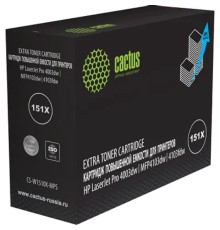 Картридж лазерный Cactus CS-W1510X-MPS 151X черный (18000стр.) для HP LJ Pro 4003dw/MFP4103dw/4103fdw с чипом
