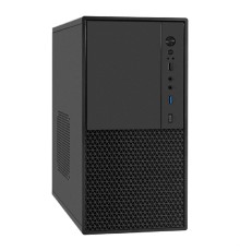 Exegate EX299243RUS Корпус Minitower ExeGate BAA-308MUC-UNS500 (mATX, БП UNS500 с вент. 12см, 1*USB+1*USB3.0+1*TypeC, HD Audio, черный)
