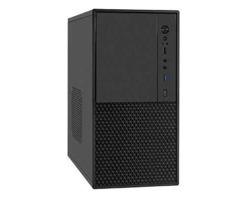 [Корпуса] Exegate EX299243RUS Корпус Minitower ExeGate BAA-308MUC-UNS500 (mATX, БП UNS500 с вент. 12см, 1*USB+1*USB3.0+1*TypeC, HD Audio, черный)