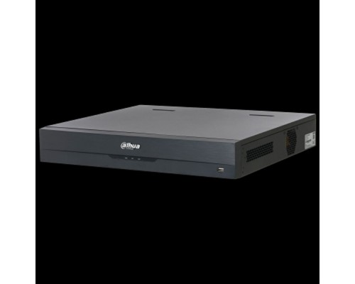 [Видеорегистраторы] DAHUA DHI-NVR5432-EI2 32-канальный IP-видеорегистратор до 448Мбит/с; 4 SATA III до 20Тбайт; 2 HDMI (8K), 2 VGA; 1 RJ45 1000Мбит/с; audio: 1/1; тревожные вх./вых.: 4/2; видеоаналитика