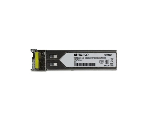 [Сетевое оборудование] ORIGO OFM331T/40KM/A1A WDM SFP-трансивер, 1000Base-BX-D (Simplex LC), Tx: 1550нм, Rx: 1310нм, одномод, до 40км
