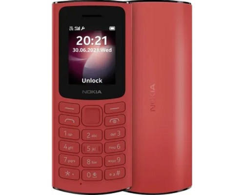 [Мобильный телефон] NOKIA 106 TA-1564 DS EAC1 RED [1GF019BPB1C02]