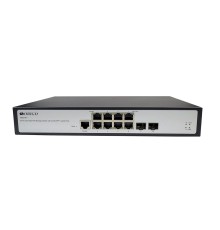 ORIGO OS5210P+/250W/A1A Управляемый L3 PoE-коммутатор 8x2.5GBase-T 802.3bt PoE, 2x10G SFP+, PoE-бюджет 370 Вт/250 Вт