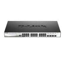 D-Link DGS-1210-28X/ME/C1A Управляемый L2 коммутатор с 24 портами 10/100/1000Base-T и 4 портами 10GBase-X SFP+