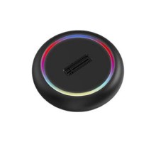 ORIENT UHD-524LED, USB 3.2 Gen2 (USB 3.1) док-станция для SSD M.2 M-key NVMe (JMS581DL, поддержка UASP,TRIM), скорость до 10 GB/s, два кабеля подключения USB Type-A + Type-C, подсветка корпуса (33405)