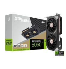 Видеокарта ZOTAC GAMING GeForce RTX 5060 Ti AMP 16Gb DDR7 128 bit  2407/2632 MHz  3*DP/HDMI  2*FAN (ZT-B50620F-10M) RTL