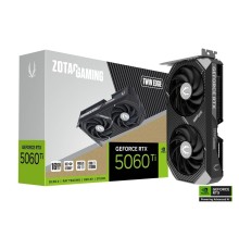 Видеокарта ZOTAC GAMING GeForce RTX 5060 Ti Twin Edge 16Gb DDR7 128 bit  2407/2572 MHz  3*DP/HDMI  2*FAN (ZT-B50620E-10M) RTL