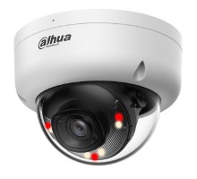 DAHUA DH-IPC-HDBW1239E1P-A-IL-0360B-S6 Уличная купольная IP-видеокамера с ИК 30м и LED 30м 2Мп; 1/2.8” CMOS; объектив 3.6мм; IP67, IK08;  металл, пластик