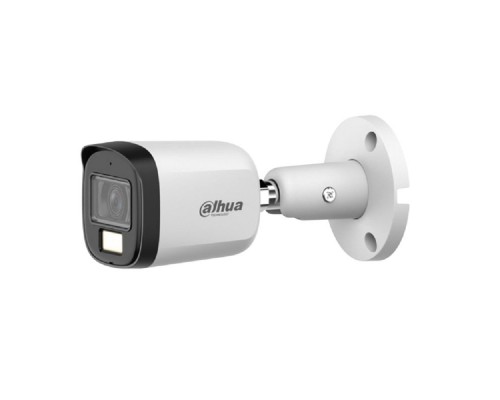 [Видеонаблюдение] DAHUA DH-HAC-B2A21P-U-IL-0280B Уличная цилиндрическая HDCVI-видеокамера 2Мп; CMOS; объектив 2.8мм; ИК 30м, Led 20м; IP67; металл, пластик