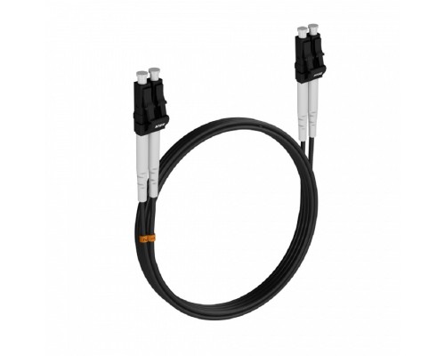 [Оптический кабель] Шнур оптический NTSS dpc LC/UPC-LC/UPC 50/125 3.0мм 3м черный LSZH (патч-корд)