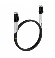 Шнур оптический NTSS dpc LC/UPC-LC/UPC 9/125 3.0мм 3м черный LSZH (патч-корд)