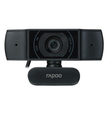 Веб-Камера, Rapoo, C200, USB 2.0, 1280*720/640*480, 2.0Mpx, Микрофон, Крепление: зажим, Чёрный