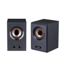 Колонки,Rapoo,A80,2.0,3Вт(1.5Вт*2),USB,3.5Mini Jack,40-20000Гц,65Дб,Черный