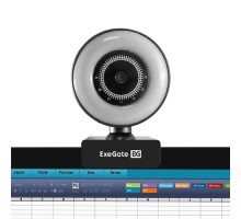 ExeGate eStudio EW-721 2K AF (5Мп, 2560х1440, 1440P, 30fps, автоматический фокус, подсветка, 4-линзовый 