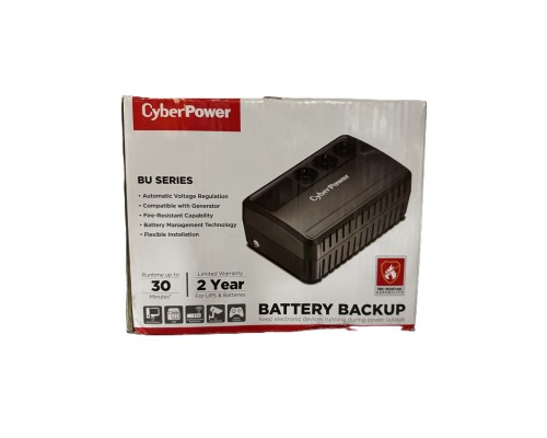 Повреждение упаковки CyberPower BU600E ИБП 