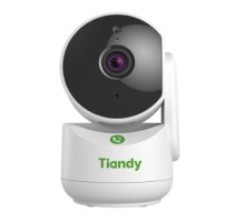 Tiandy TC-H342A Spec:I2W/WIFI/Eu/4mm компактная поворотная домашняя, 4Мп, 2560х1440@20к/c, DWDR, цвет: 0.02лк, S+265, H.265(HP), S+264, H.264(HP, MP, BP), объектив 4мм, встроенные микрофон и динамик, 