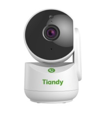 Tiandy TC-H342A Spec:I2W/WIFI/Eu/4mm компактная поворотная домашняя, 4Мп, 2560х1440@20к/c, DWDR, цвет: 0.02лк, S+265, H.265(HP), S+264, H.264(HP, MP, BP), объектив 4мм, встроенные микрофон и динамик, 