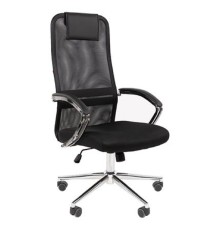 Офисное кресло Chairman 612 Россия черный, хром (7202690)