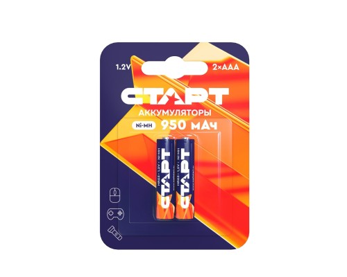 [Аккумулятор] СТАРТ HR03 AAA 950mAh Ni-MH BL2 24/384 (2 шт. в уп-ке)