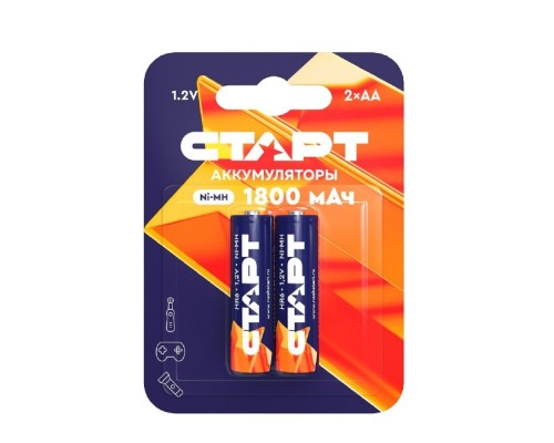 [Аккумулятор] СТАРТ HR6 AA 1800mAh Ni-MH BL2 24/384 (2 шт. в уп-ке)