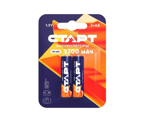 [Аккумулятор] СТАРТ HR6 AA 2700mAh Ni-MH BL2 24/384 (2 шт. в уп-ке)