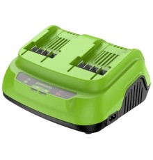 Greenworks G24X2C8 Ультрабыстрое двойное зарядное устройство , 24V, 8A [2958807]
