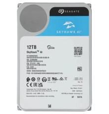 12TB Seagate SkyHawkAl (ST12000VE003) {SATA 6 Гбит/с, 7200 rpm, 256 mb buffer, для видеонаблюдения}