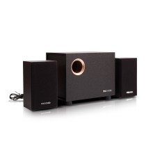 Microlab M-105 {10 Вт RMS, Распределение мощности 2,5 Вт х 2 +5 W, Частотная характеристика 40-20 кГц, Соотношение сигнал/шум 70 дБ}