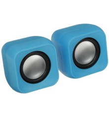 RITMIX SP-3010 blue {RMS: 5 Вт (2 х 2,5 Вт), Диаметр динамиков: 2’’,  Частотный диапазон: 100 -20 кГЦ, Отношение сигнал/шум: ?80 дБ}