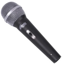 RITMIX RDM-150 (Black) {50 Гц - 10 кГц, 600 Ом, чувств. микр. -50 дБ, выход Jack 6.3 мм, 50 x 50 x 180 мм, длина кабеля 4 м, пластик}