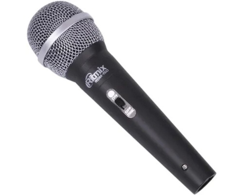 [Наушники, микрофоны RITMIX] RITMIX RDM-150 (Black) {50 Гц - 10 кГц, 600 Ом, чувств. микр. -50 дБ, выход Jack 6.3 мм, 50 x 50 x 180 мм, длина кабеля 4 м, пластик}