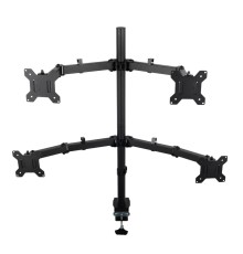 Кронштейн для монитора Filum FL-DMT004FB черный, четыре монитора, VESA: 75/100, 10-30 дюйма, до 10 кг (00-01215493)