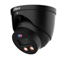 DAHUA DH-IPC-HDW3849HP-AS-PV-0280B-S5(Black) Уличная купольная IP-видеокамера TiOC с ИИ и активным сдерживанием 8Мп; 1/2.7” CMOS; объектив 2.8мм, видеоаналитика, ИК 30м, LED 30м, IP67, металл черный